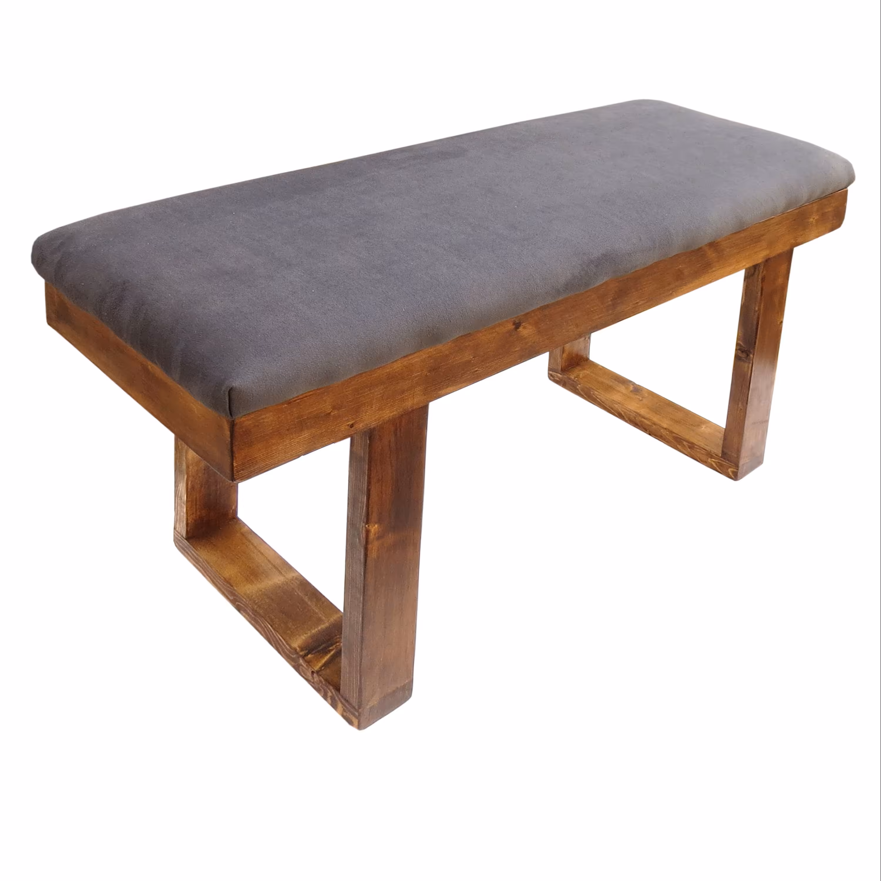 نیمکت چوبی  قهوه ای