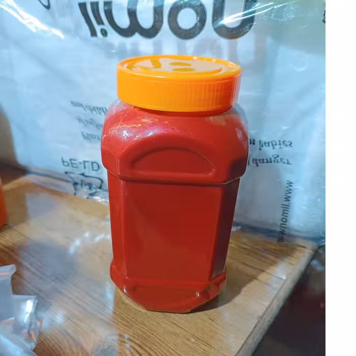 رب گوجه فرنگی خانگی 1100 گرمی روی هیزم پخته شده