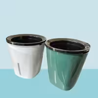 گلدان خودآبیار مخصوص هیدروپونیک سایز 18 سبز