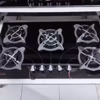 گاز صفحه ای شیشه ای سفارشی رئال مدل پادیسان ( گاز صفحه شیشه ای ضمانت دار )