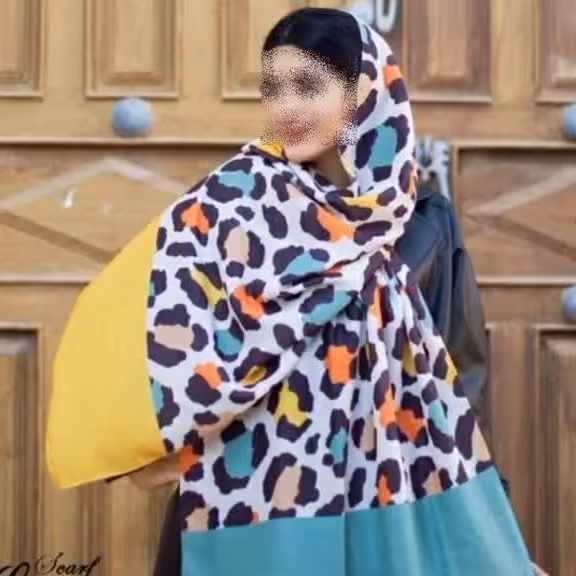 شال کد 116،جنس نخ کره بسیار با کیفیت نرم ولطیف با ایستایی خیلی خوب 