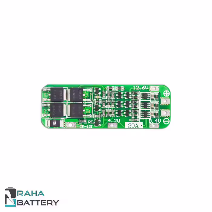 برد محافظ BMS PCM باتری لیتیوم (Li-ion) 3 سل 20A آمپر 3.7V
