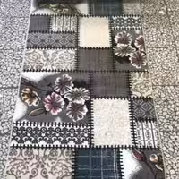 کناره مدرن گبه فانتزی طوسی کد2189