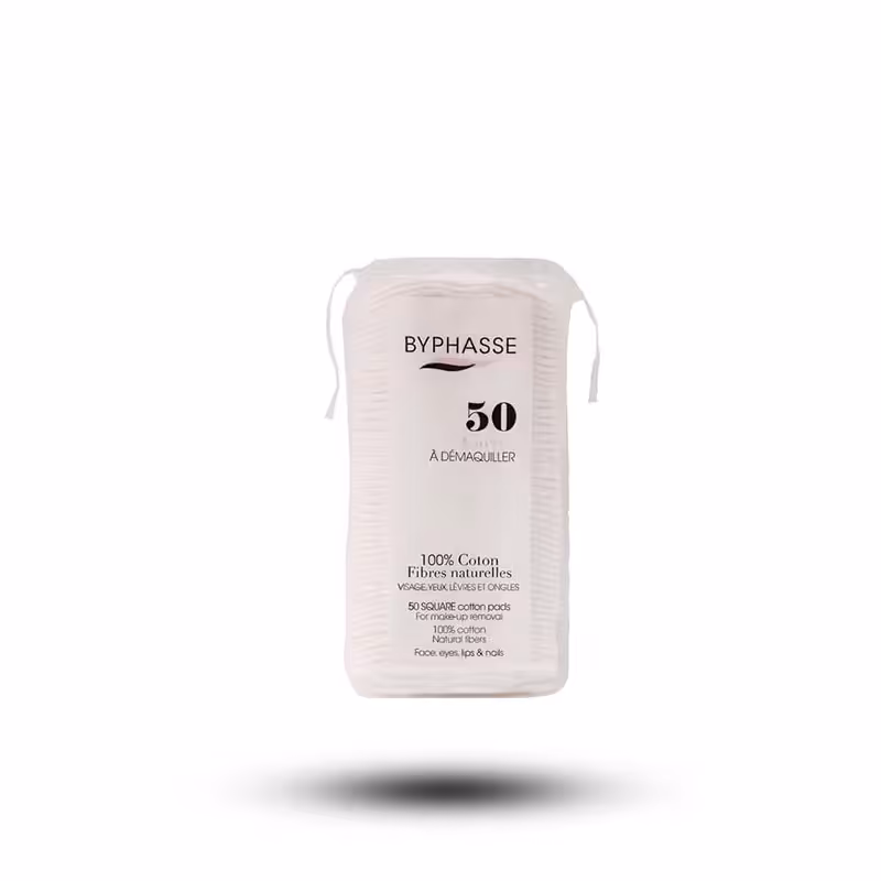 پد آرایش پاک کن مربعی بایفاس BYPHASSE بسته 50 عددی