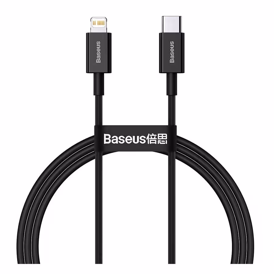قیمت و خرید کابل تبدیل 1 متری USB-C به لایتنینگ بیسوس مدل Superior CATLYS-A01 | یاس ارتباط