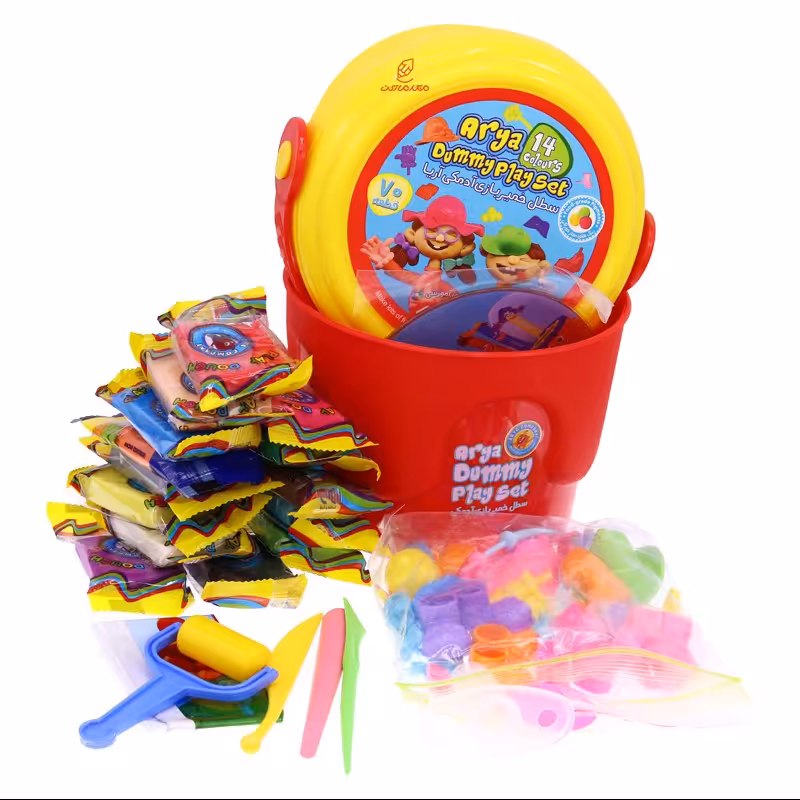 خمیر بازی 14 رنگ آدمکی