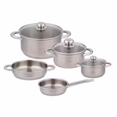 سرویس پخت و پز 8 پارچه پارس استیل مدل سه لایه کد 08