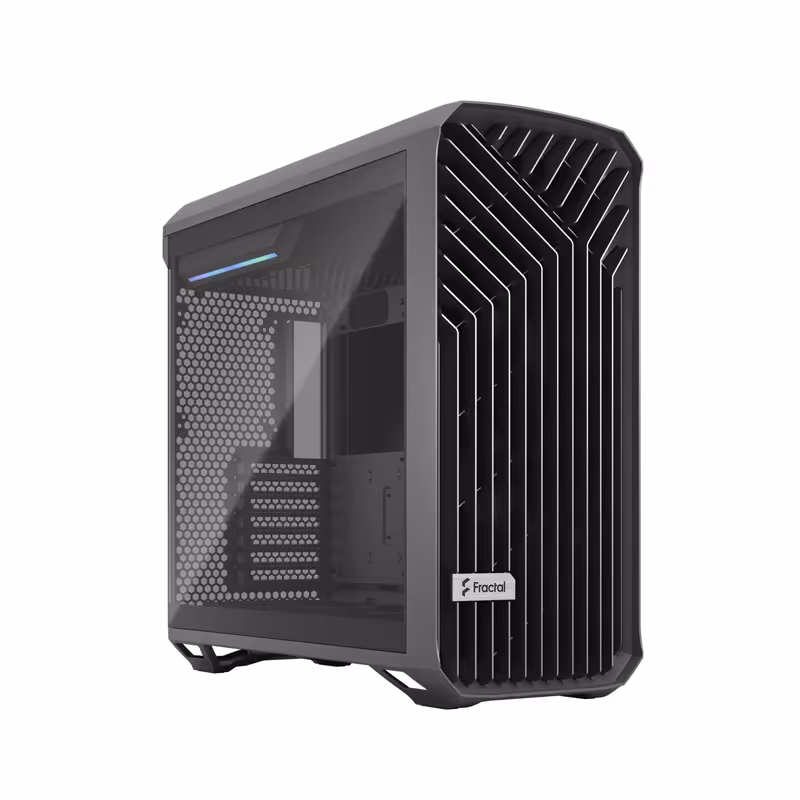 کیس فراکتال دیزاین مدل Torrent - Gray TG Light Tint - فروشگاه کارما آی‌تی