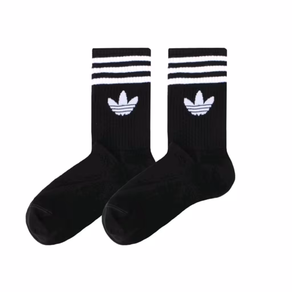 جوراب اسپرت آدیداس مردانه و زنانه زمینه مشکی کد 98 برند السوان ضد حساسیت و نانو شده 