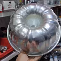 قالب کیک آلومینیوم شیفون دار با قطر  لبه هاش27و ارتفاع 9 سانت تمام طرح دار پرفروشترین  قالب فروشگاه