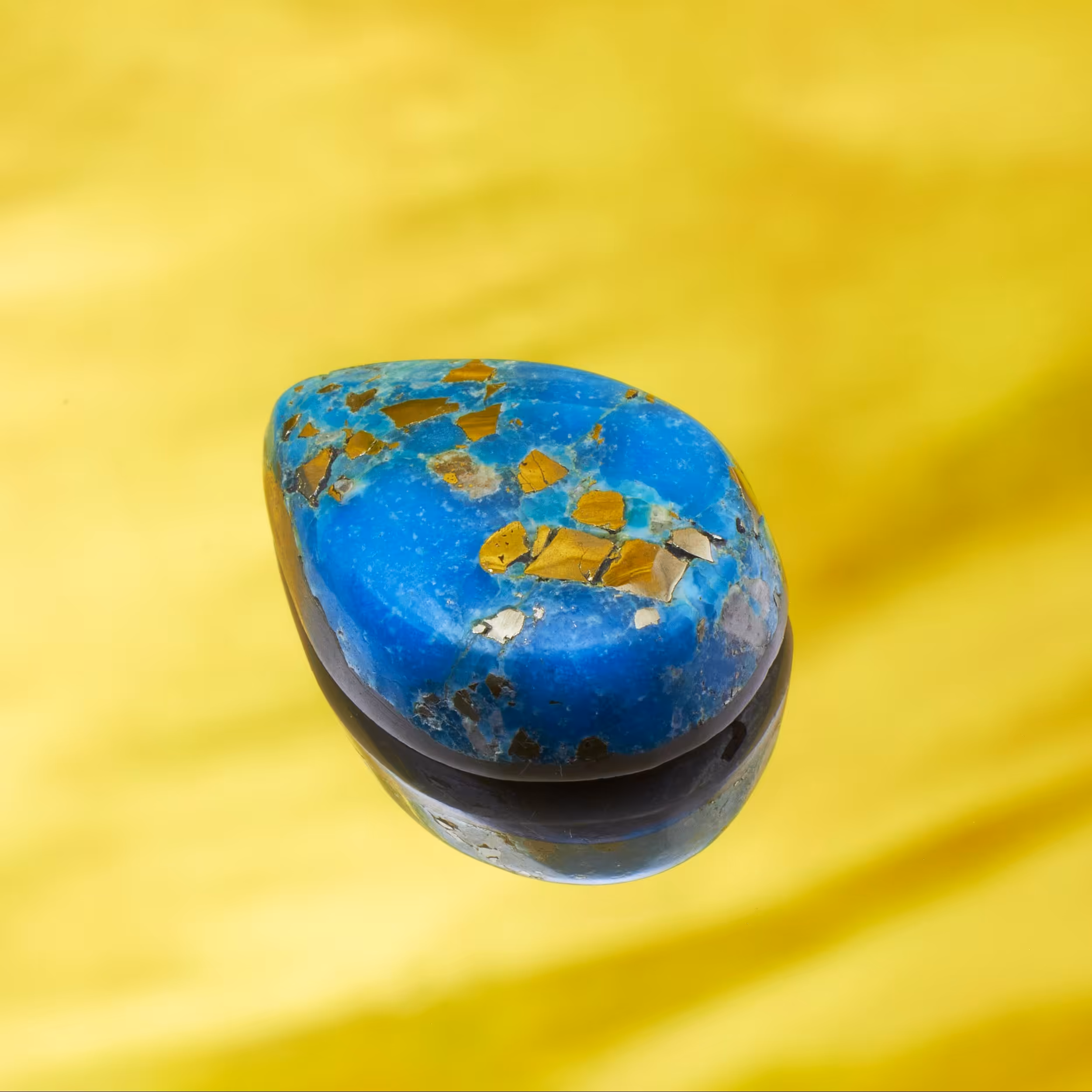 سنگ فیروزه اصل پیریتدار کد AC4