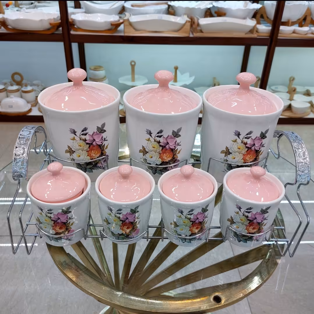 پا سماوری 8 پارچه کد 203