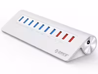 هاب آداپتور یو اس بی 10 پورت اوریکو Orico M3H73P 7 3Port USB Hub