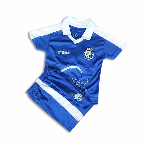 پیراهن و شورت اول بچه گانه استقلال