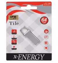 فلش مموری ایکس انرژی مدل Tile USB3.2 ظرفیت 64 گیگابایت