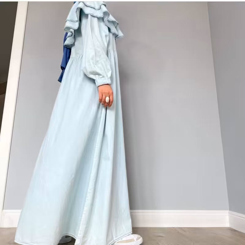 مانتو بلند شیک جلو دکمه دار