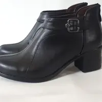 کفش نیم بوت پاشنه دار آیهان چرم اصل تبریز