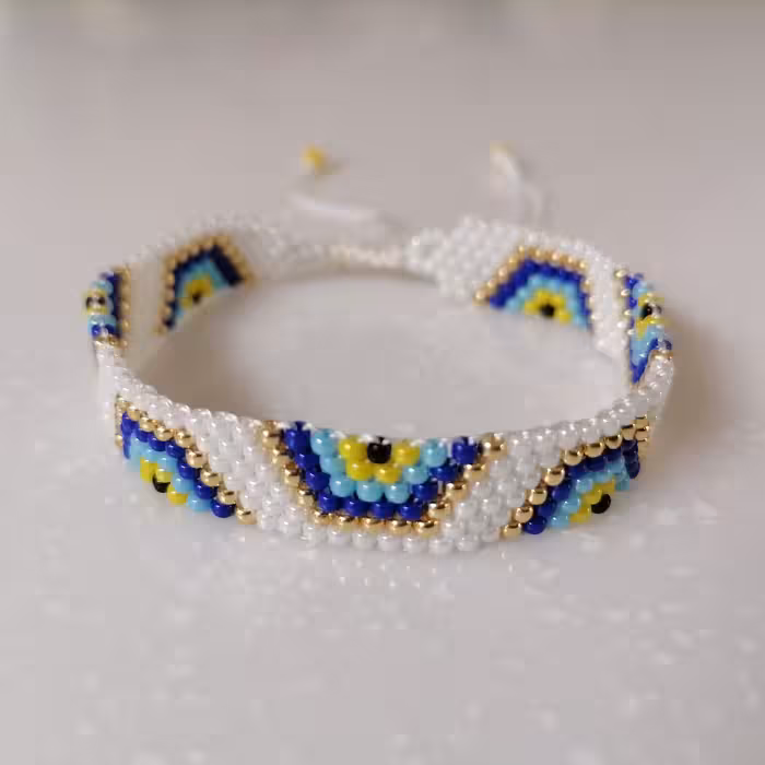 دستبند منجوقی چشم نظر