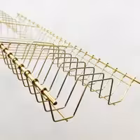 آبچکان طلایی فورتیک سایز 100 مدل بافت (بافت سنگین مفتول 6)