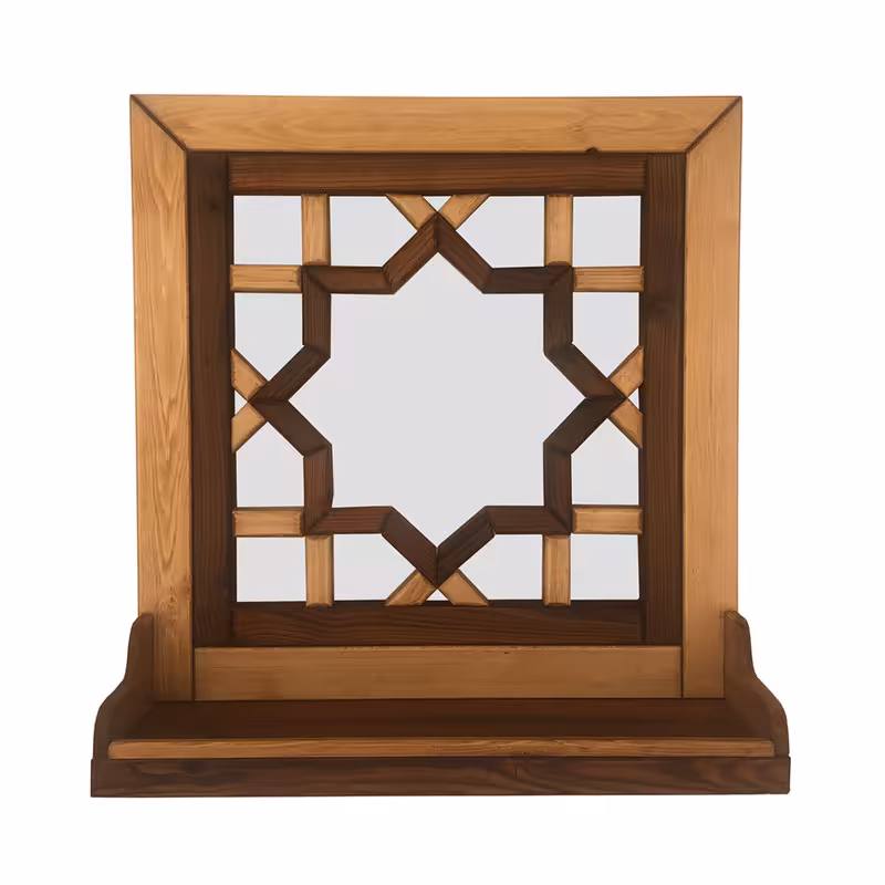 آینه مدل شلف دار مدل گره چینی کد AW-16