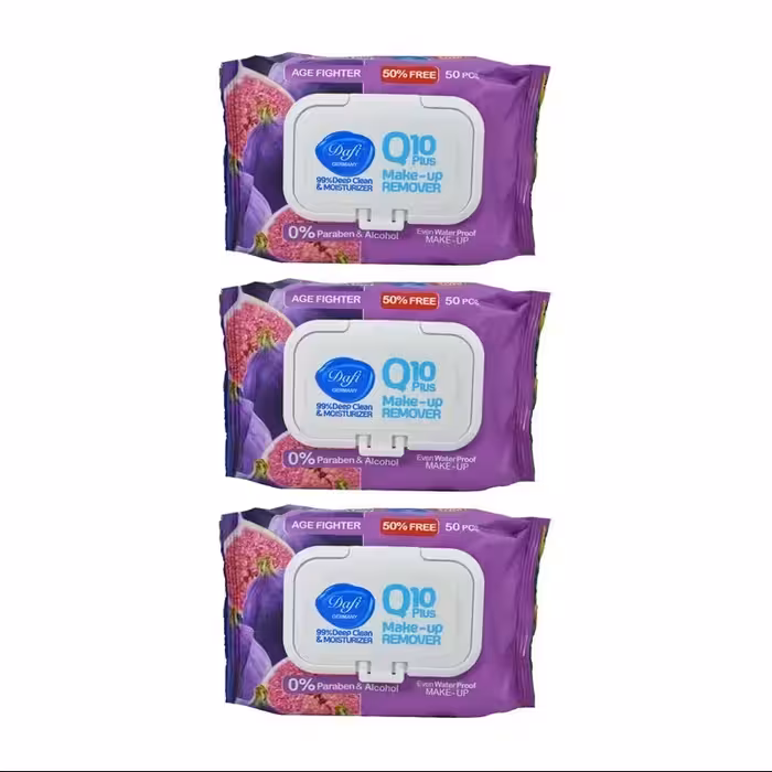 دستمال مرطوب دافی مدل A2 Q10 مجموعه 3 عددی