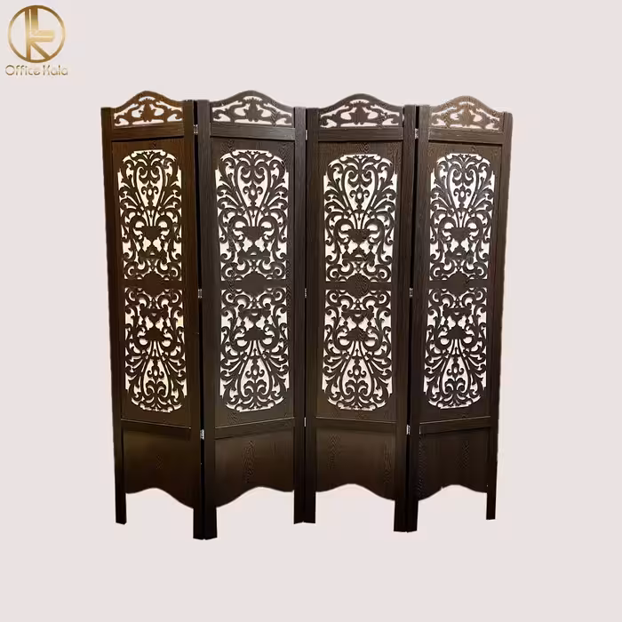 پاراوان و پارتیشن  چوبی طرح سنتی برند آفیس کالا 