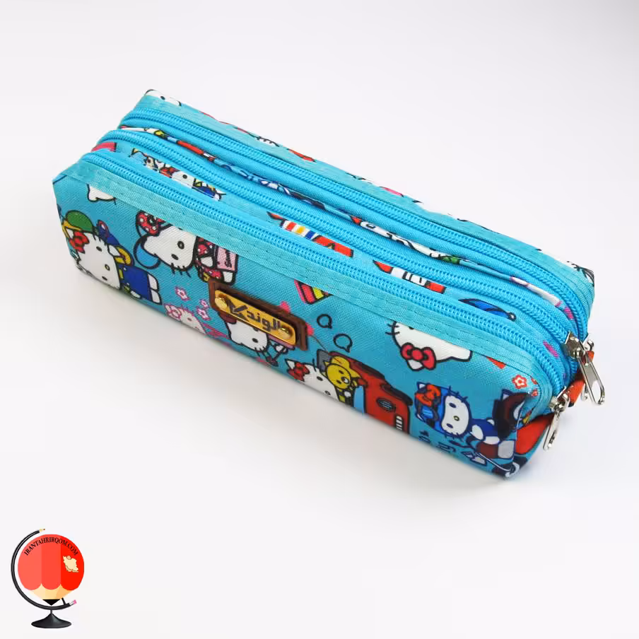 جامدادی دخترانه طرح کیتی سه زیپ الوند