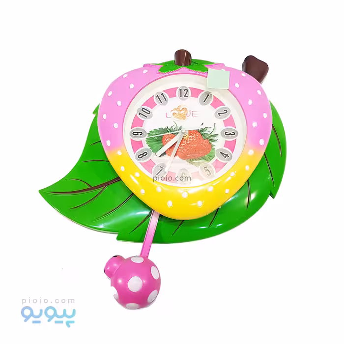 ساعت دیواری مدل توت فرنگی