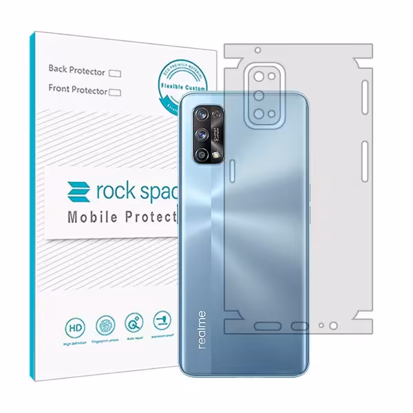 گلس محافظ پشت گوشی ریلمی 7 Pro مدل نانو هیدروژل شفاف برند راک اسپیس کد11723M