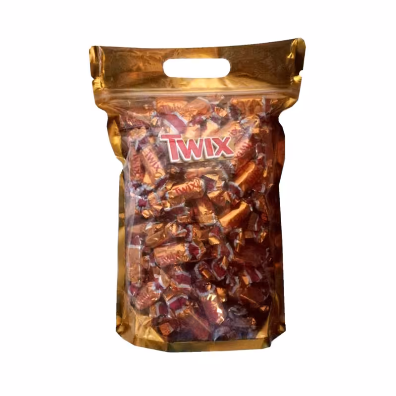 شکلات پذیرایی با مغز بیسکویت و کارامل مینی توئیکس - 300 گرم