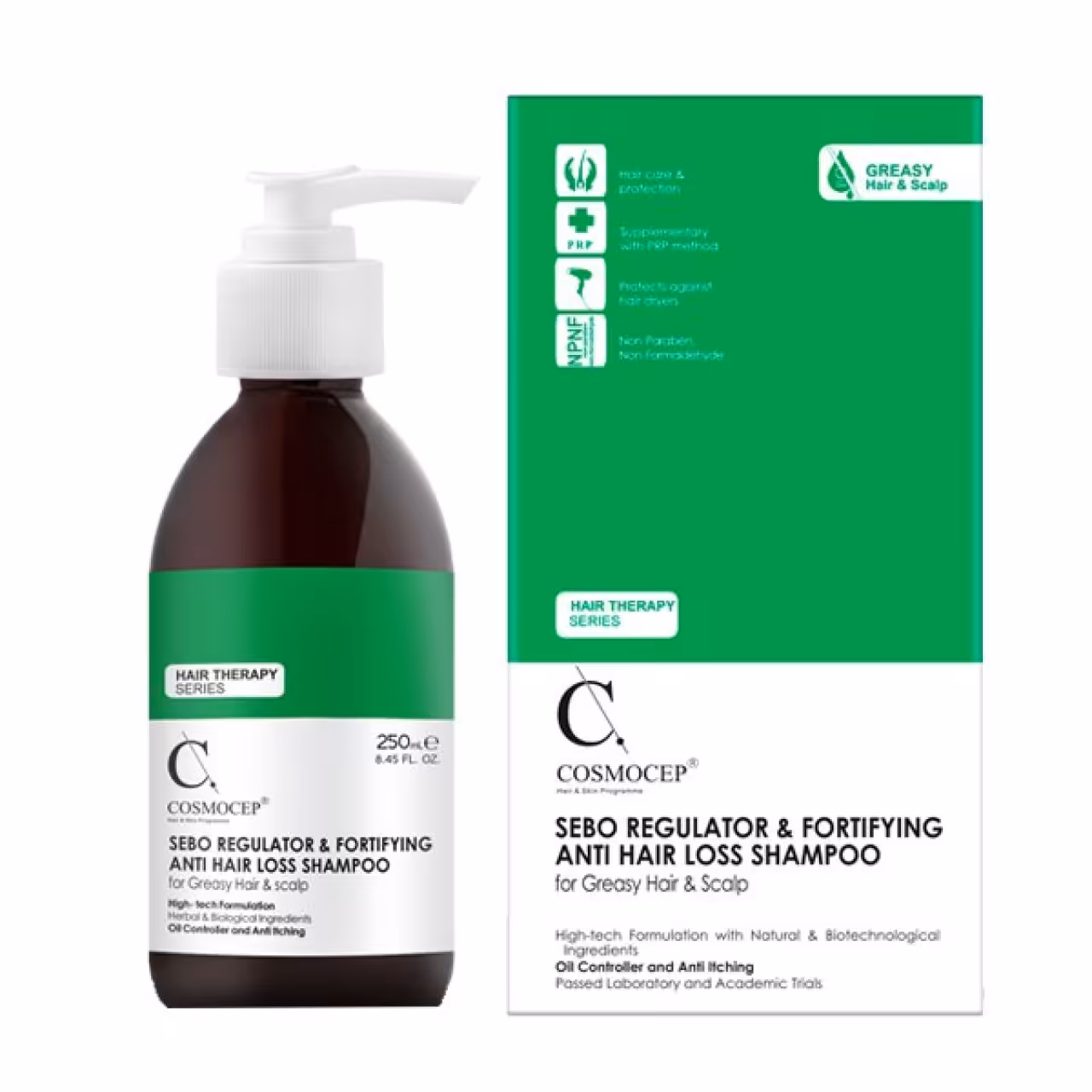 شامپو مو کازموسپ مدل ضد ریزش حجم 250 میلی لیتر