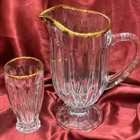 پارچ و لیوان جنوا لب طلایی