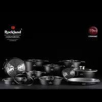 سرویس قابلمه چدن گرانیت 19 پارچه راکلند طرح آلمان کد 201