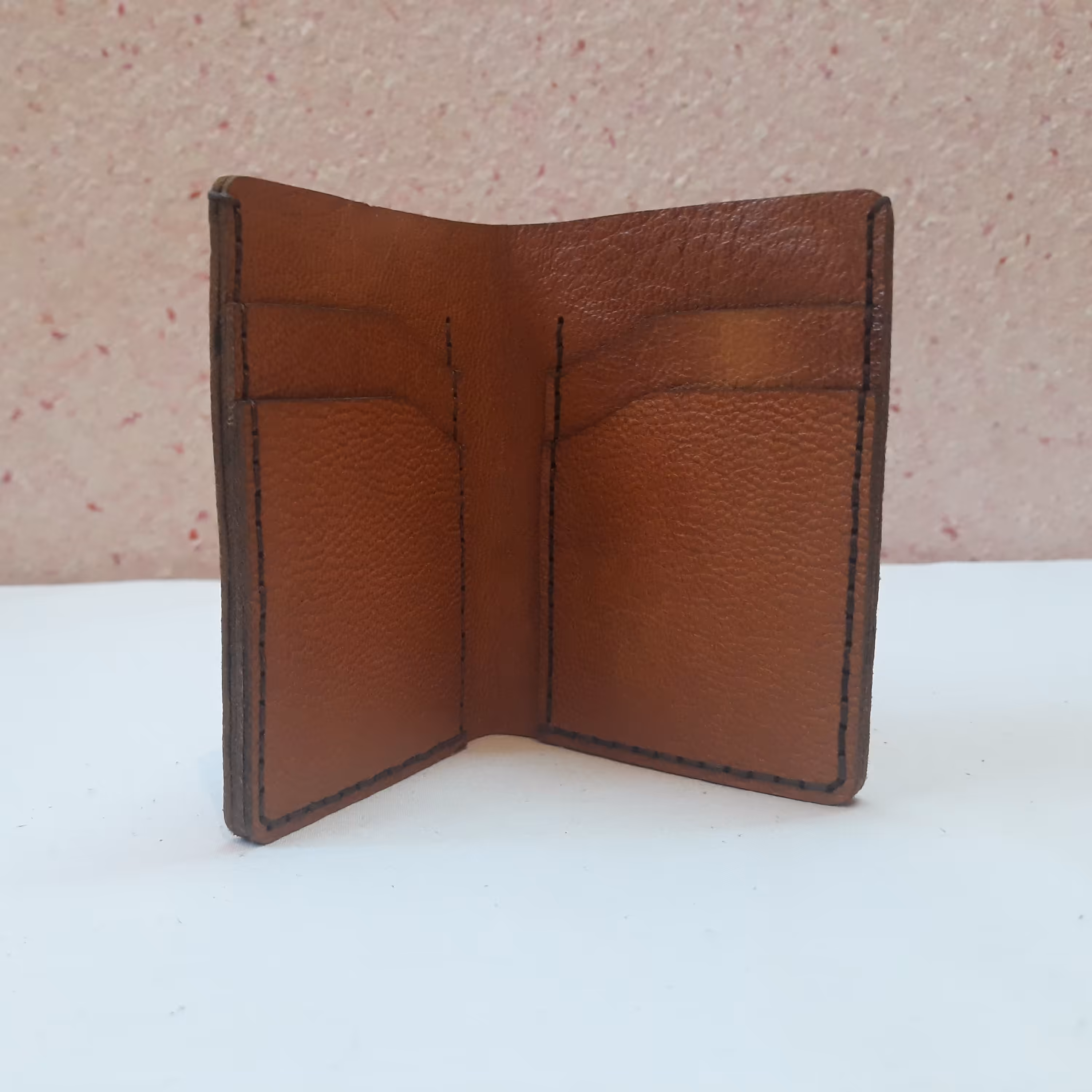 کیف دلار. چرم طبیعی بُز