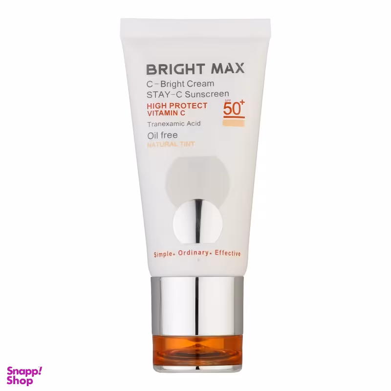 کرم ضد آفتاب رنگی ویتامین سی C Bright برایت مکس حجم 50 میلی لیتر
