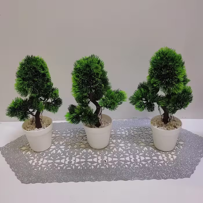 گل مصنوعی درختچه کاج سوزنی 