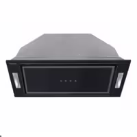 هود مخفی کف شیشه مشکی لمسی 