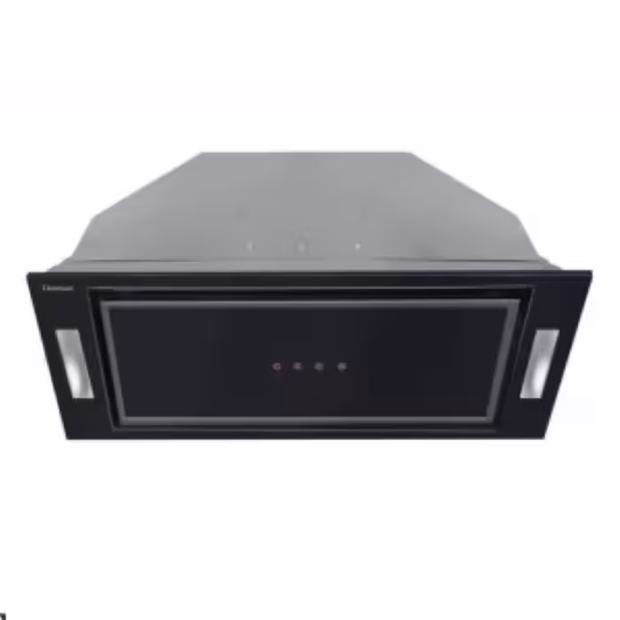 هود مخفی کف شیشه مشکی لمسی 