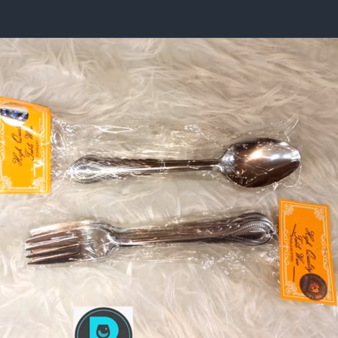 قاشق و چنگال 24 عددی (12تا قاشق و 12 تا چنگال)