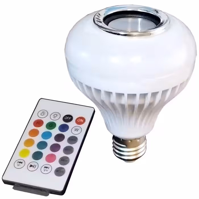 لامپ هوشمند و اسپیکر بلوتوثی مدل LED MUSIC  BULB