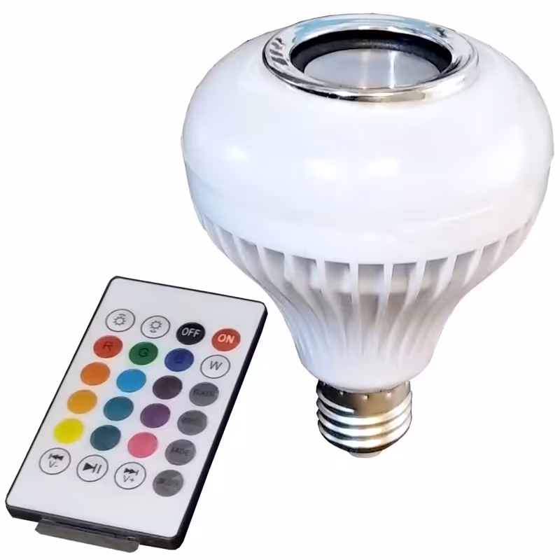 لامپ هوشمند و اسپیکر بلوتوثی مدل LED MUSIC  BULB