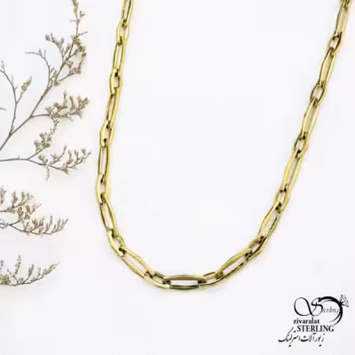 زنجیر مردانه برند استیل با کد 12530