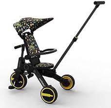 سه چرخه کودک یونی بیبی 7 کاره کابین سایز صندلی چرخشی 360 درجه با کمربند و گارد محافظ uonibaby 7in1