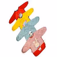 پیشبند آستین دار طرح حیوانات فضانورد