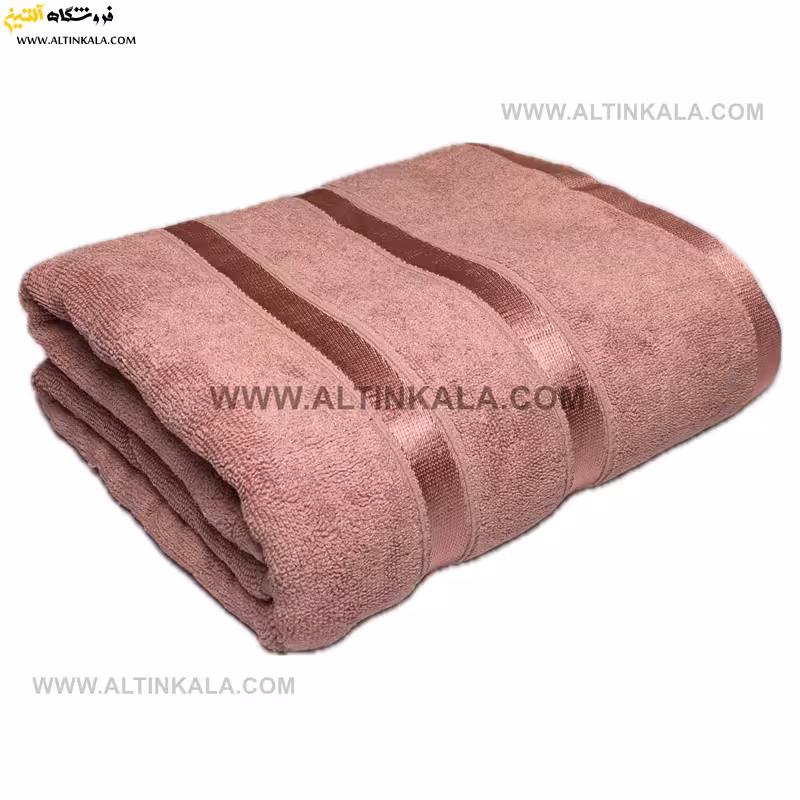 حوله حمام 100% بامبو سایز 100×160 رنگ کالباسی