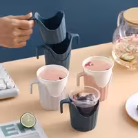 استند لیوان یکبار مصرف مدل بهار بسته 6 عددی (پیش فروش)