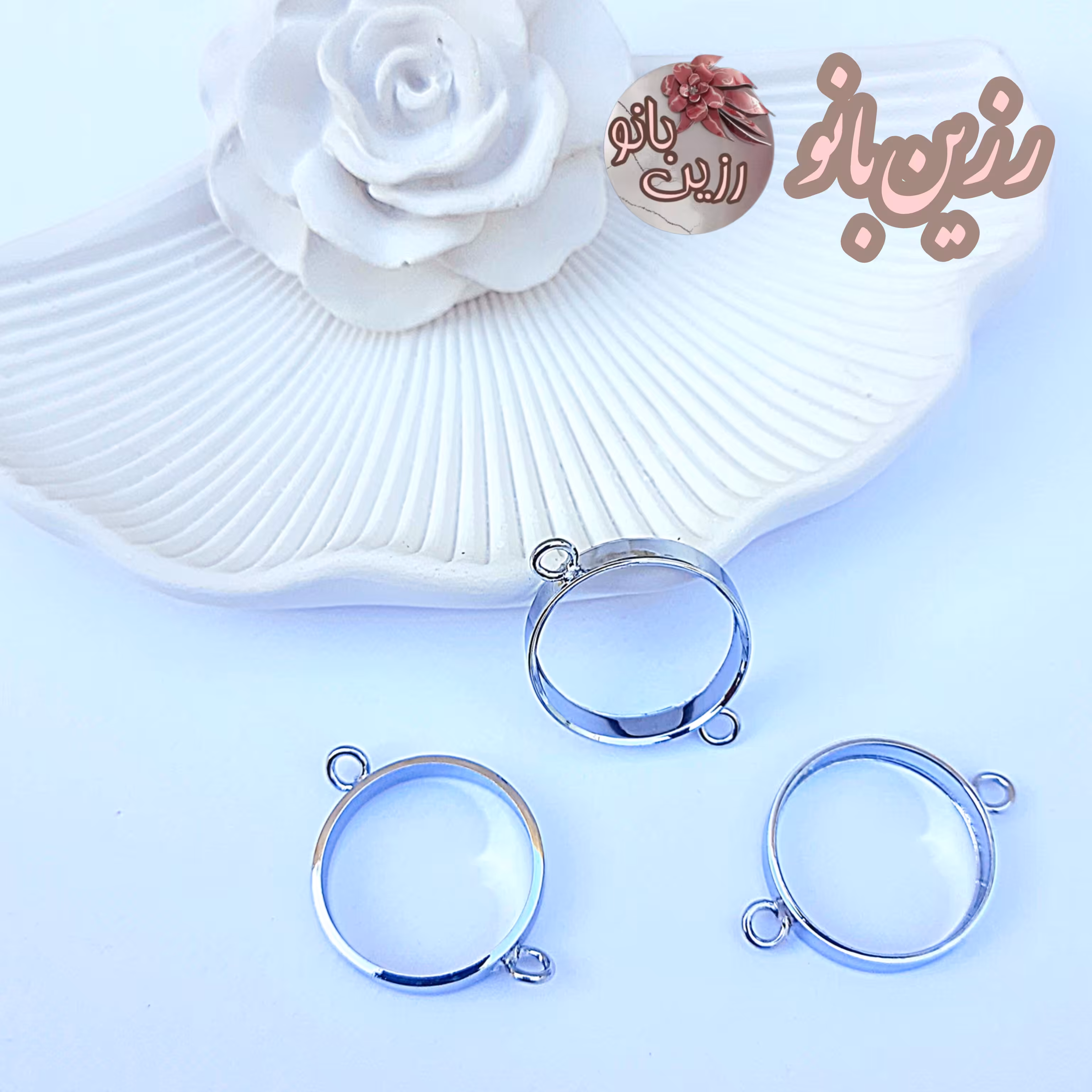 دستبند نقرهای گرد