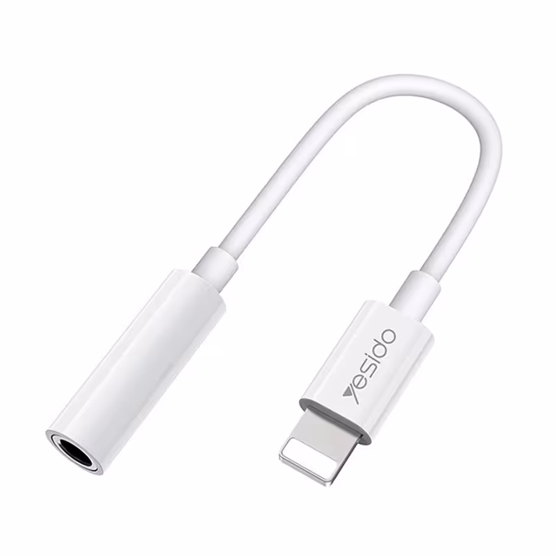 مبدل جک 3.5 به لایتنینگ YESIDO YAU31