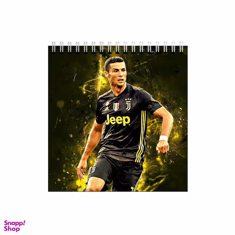 دفتر طراحی ۶۰ برگ طرح رونالدو کد 2301722