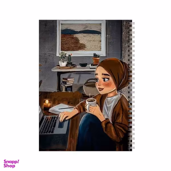 دفتر مشق 100 برگ بامبیلیپ طرح عصر یک روز معمولی کد 1589425